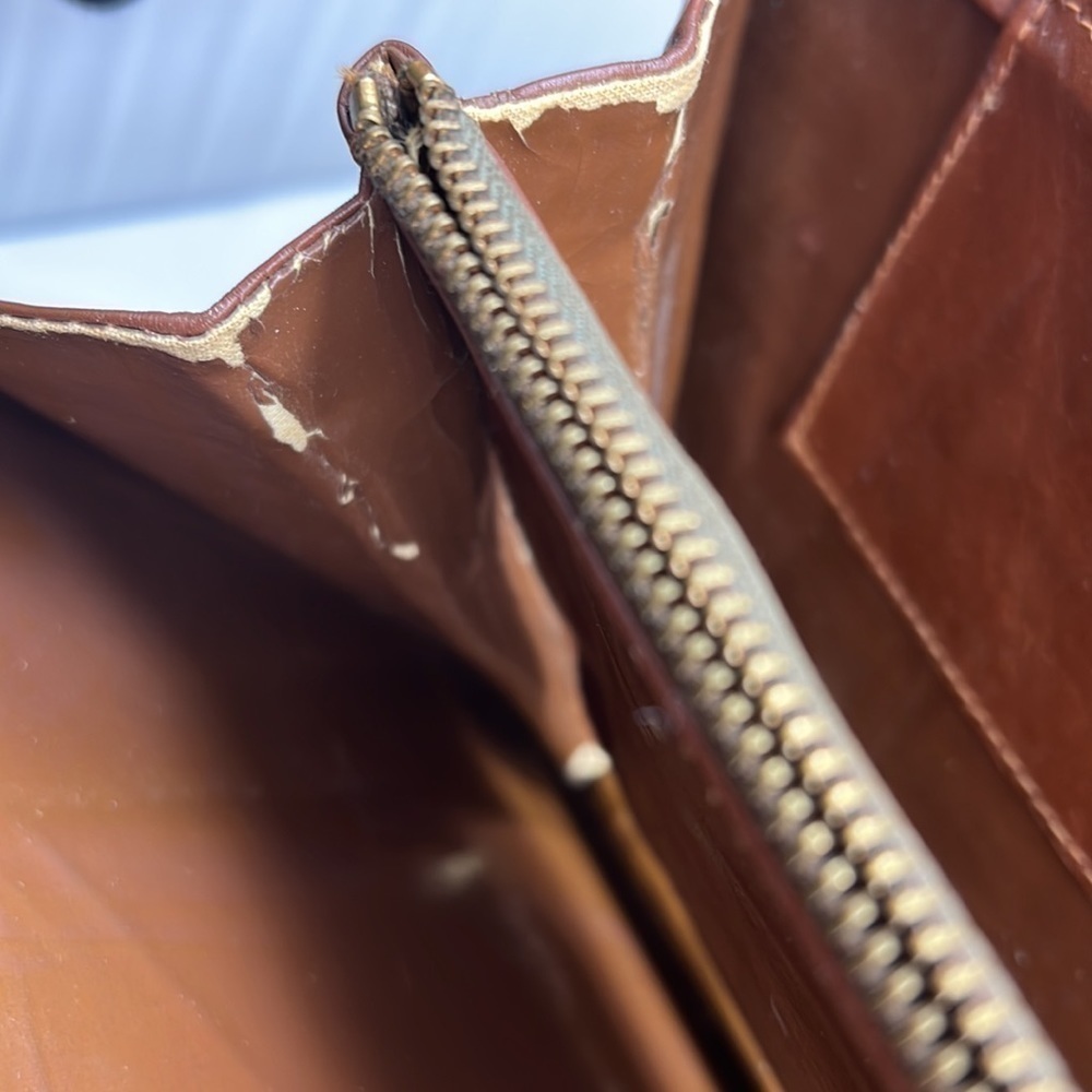 Crocodile Top Handle Large Structured Clutch Hand… - image 13